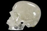 Realistic, Polished Quartz Crystal Skull #116361-4